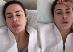 Ana Paula Renault reaparece após cirurgia de emergência