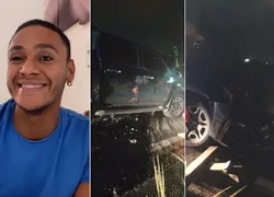 Influenciador Ney Lima sofre acidente na BR-116 e carro fica destruído