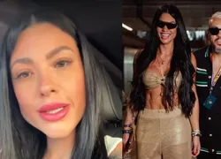 Namorada de Belo reage ao ser questionada sobre Gracyanne