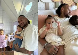 Neymar revela momento entre Mavie e Helena; Biancardi reage