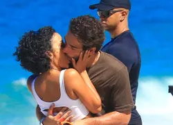 'Vale Tudo': Bella Campos e Humberto Carrão gravam 'beijão' na praia