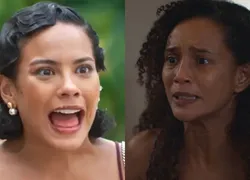 Vale Tudo: Maria de Fátima surge espancada e estraga festa de Raquel
