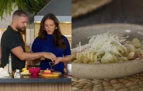 Macarrão do amor: aprenda receita que Diogo Nogueira fez para Paolla