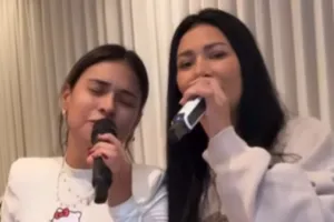 Simone e Simaria cantam juntas em almoço de Páscoa e emocionam fãs