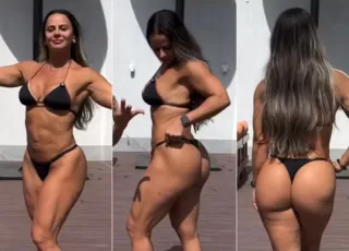 Viviane Araújo mostra treinos para 'bunda perfeita' no Carnaval; VÍDEO