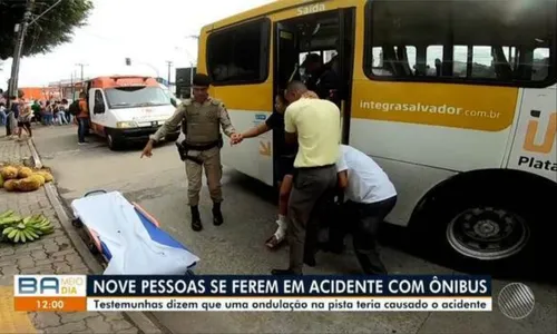 
				
					Acidente com ônibus deixa nove feridos em Salvador
				
				