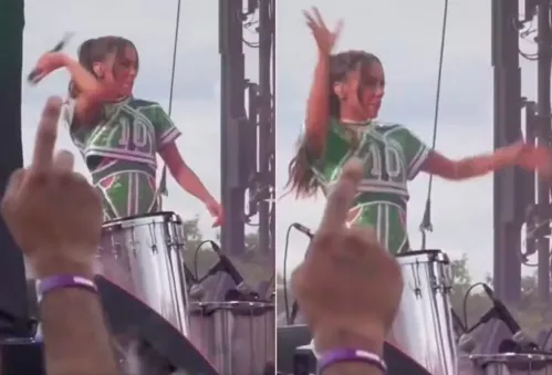 
				
					Anitta interrompe show para localizar bandidos e aciona polícia; vídeo
				
				
