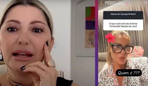 
				
					Antonia Fontenelle detona Poliana Rocha: 'Burrice tremenda'
				
				