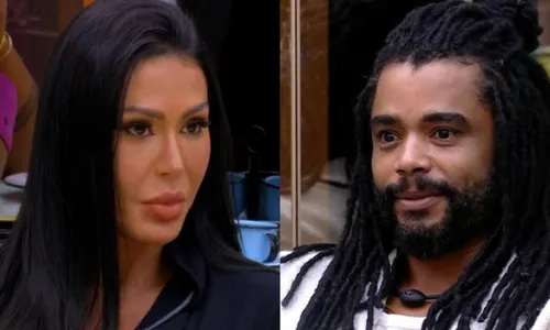 
				
					BBB 25: Gracyanne faz acusação contra Diogo Almeida e web reage
				
				