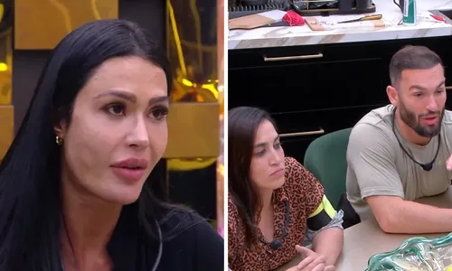 
				
					BBB 25: Gracyanne propõe aliança para salvar Diego e Daniele Hypólito
				
				