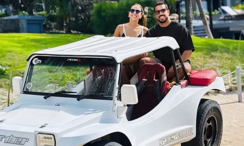 
				
					'BBB 25': Renata e Maike curtem viagem romântica no Ceará; veja fotos
				
				