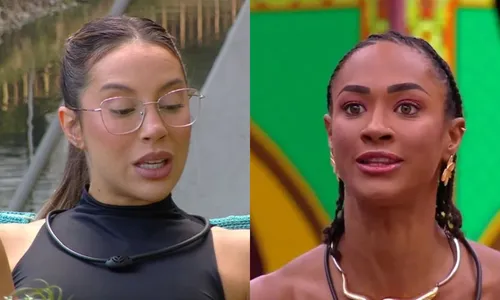 
				
					'BBB 25': Renata mente para brothers e debocha da fama de Aline
				
				