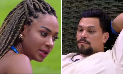 
				
					'BBB 25': Vinícius e Aline trocam farpas sobre jogo e web culpa Diogo
				
				