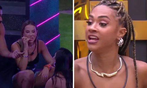 
				
					'BBB 25': clima fica tenso entre Aline e Renata após confusão por cama
				
				