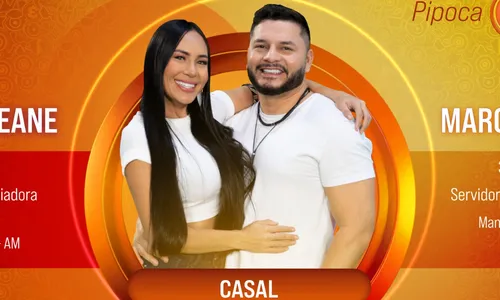 
				
					BBB 25: conheça Arleane e Marcelo, 1º casal do reality da Globo
				
				