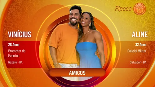 
				
					BBB 25: conheça os baianos Aline e Vinicius, confirmados no reality
				
				