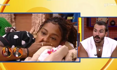 
				
					'BBB 25': Mateus faz revelação, Delma se revolta e Aline rebate Diogo
				
				