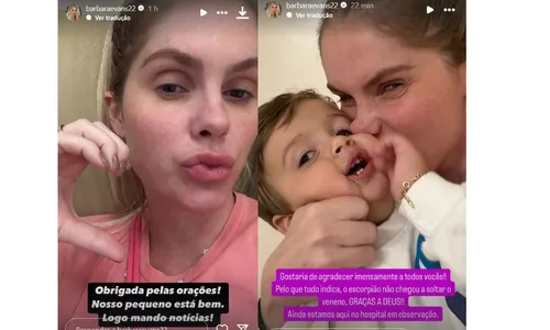 
				
					Bárbara Evans se desespera após filho dar entrada em hospital
				
				