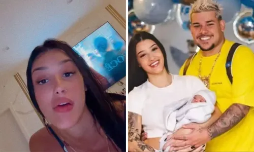 
				
					MC Daniel surge ao do filho de Bia Miranda e Buarque brinca: 'Tio'
				
				