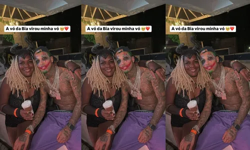 
				
					Bia Miranda e Gato Preto curtem Halloween juntos e web detona casal
				
				