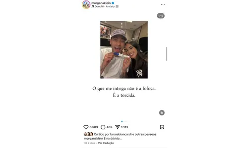 
				
					Bruna Biancardi curte post sobre Neymar em meio a polêmica de traição
				
				