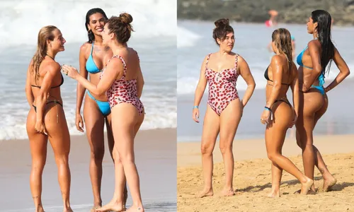 
				
					Bruna Griphao, Pocah e Fernanda Paes Leme curtem dia de sol em Noronha
				
				