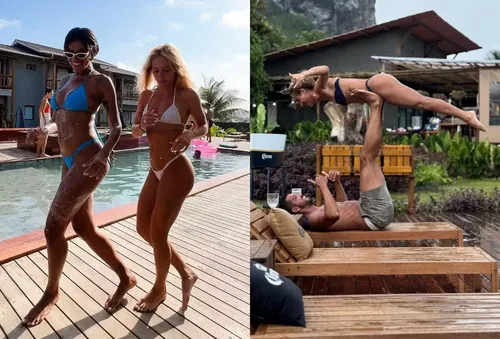 
				
					Bruna Griphao brinca com Rodrigo Simas e web detona: 'Casado'
				
				