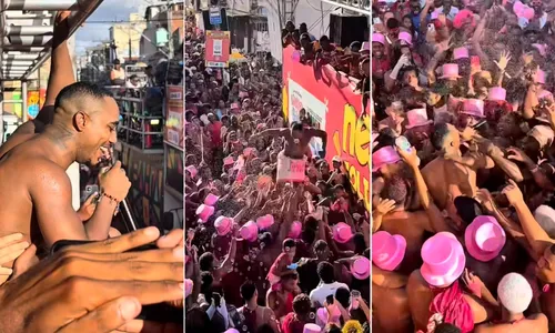 
				
					Carnaval 2025: O Kannalha pula de camarote no meio da multidão; VÍDEO
				
				