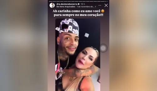 
				
					Deolane Bezerra faz homenagem a MC Kevin: ‘Como eu amo você’
				
				