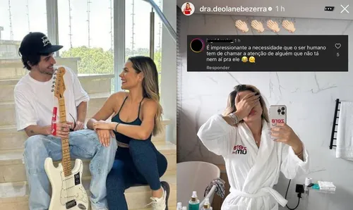 
				
					Deolane manda indireta após Fiuk vender guitarra que ganhou dela
				
				