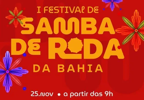 
				
					Dia Nacional do Samba de Roda terá festival em Salvador; confira
				
				