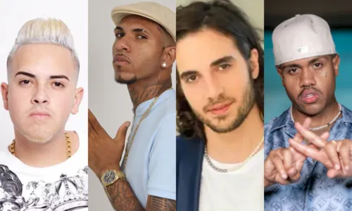 
				
					Eskine, Fiuk, MC G15 e MC Davi brigam pelo hit 'Mãe Solteira'; entenda
				
				