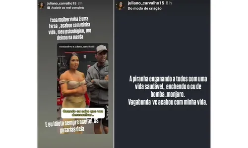 
				
					Ex-funcionário revela que Gracyanne fez 'macumba' para reatar com Belo
				
				
