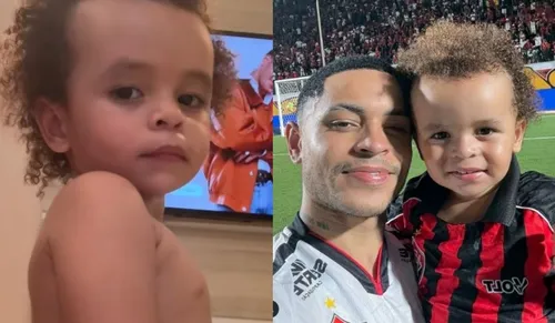 
				
					Filho de Matheuzinho obriga a mãe a fazer 'tatuagem' do Vitória; VÍDEO
				
				