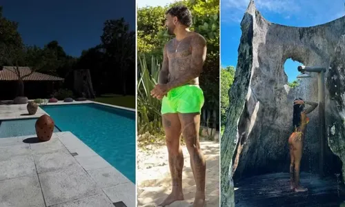 
				
					Gabigol e irmã de Neymar exibem detalhes de mansão de luxo na Bahia
				
				