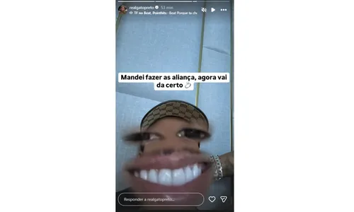 
				
					Gato Preto toma decisão e web aponta casamento com Bia Miranda
				
				