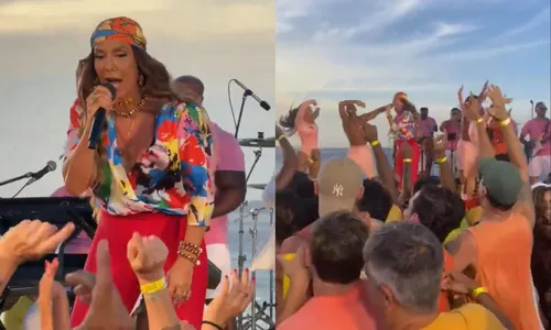 
				
					Ivete Sangalo grava EP no Farol da Barra após confusão entre fãs; veja
				
				