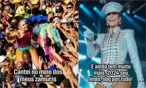 
				
					Ivete ignora Carnaval caótico e turnê cancelada em retrospectiva; veja
				
				