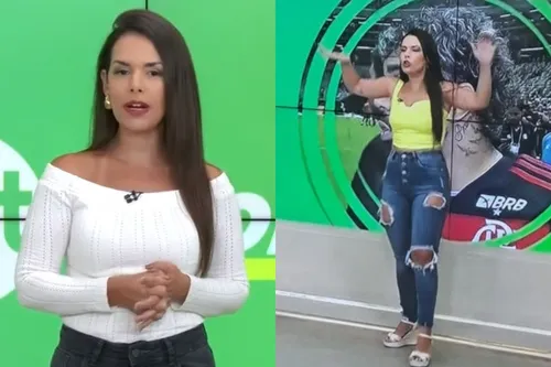 
				
					Jornalista do SBT rebate críticas após surgir com calça rasgada na TV
				
				