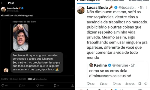 
				
					Kerline defende Camila Moura e leva alfinetada de Lucas Buda
				
				