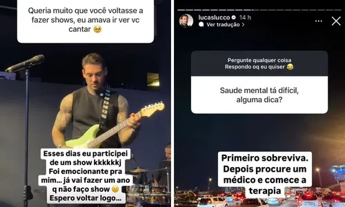 
				
					Lucas Lucco preocupa fãs após surgir abalado em vídeo: 'Mal do nada'
				
				