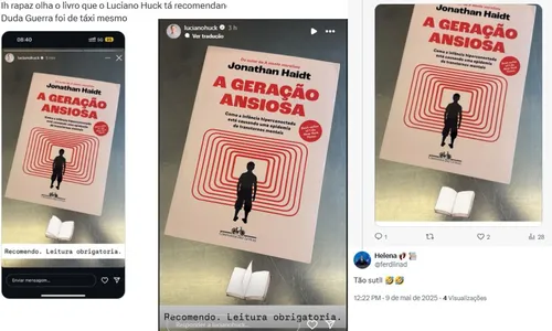 
				
					Luciano Huck dá conselho e web aponta indireta para Duda Guerra
				
				