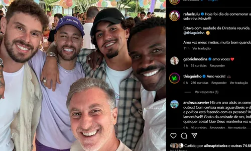 
				
					Parças de Neymar curtem festa de Mavie e trocam declarações
				
				