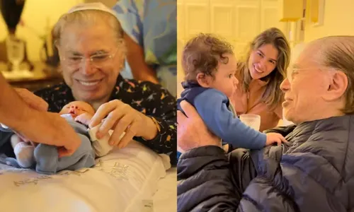 
				
					Pato mostra cliques raros do filho e foto com Silvio Santos emociona
				
				