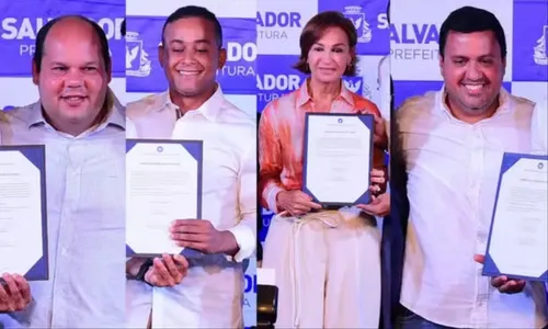 
				
					Prefeito de Salvador apresenta novos secretários e superintendente
				
				