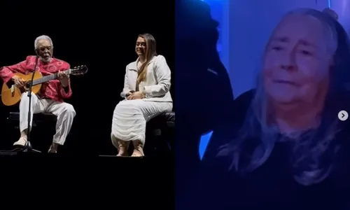 
				
					Preta Gil retorna aos palcos em show de Gilberto Gil e emociona a mãe
				
				