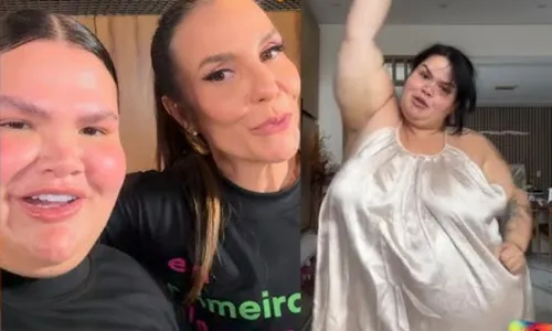 
				
					Thais Carla revela que convite de Ivete a motivou a fazer bariátrica
				
				