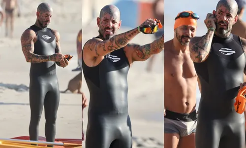 
				
					Tico Santa Cruz exibe físico impressionante em praia após perder 15 kg
				
				