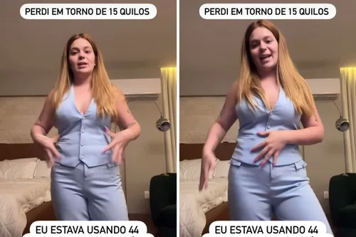 
				
					Viih Tube exibe mudança radical no corpo: 'Cheguei a vestir 44'
				
				