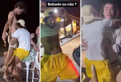 
				
					Zé Felipe choca Virginia Fonseca após beber demais e morder amigo
				
				